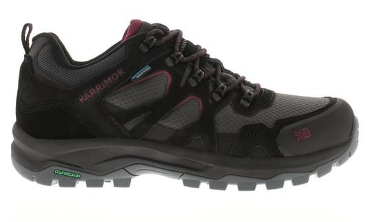Karrimor Womens Hiking Shoes Bodmin L Waling Trainers Boots Lace Up Black - Image 2