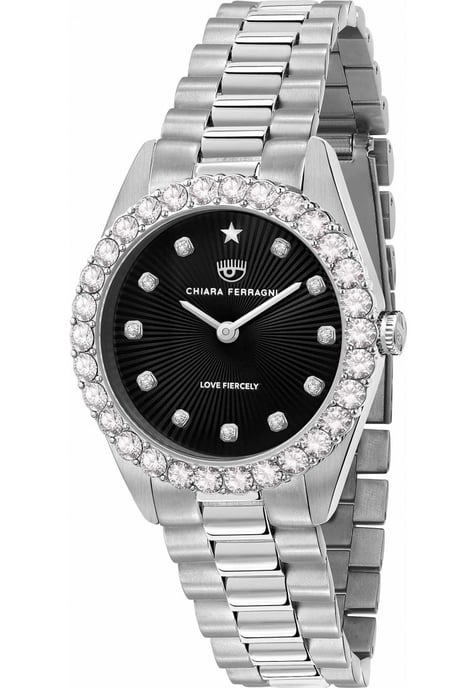 Chiara Ferragni Dameshorloge Kwarts Zilver - Image 1