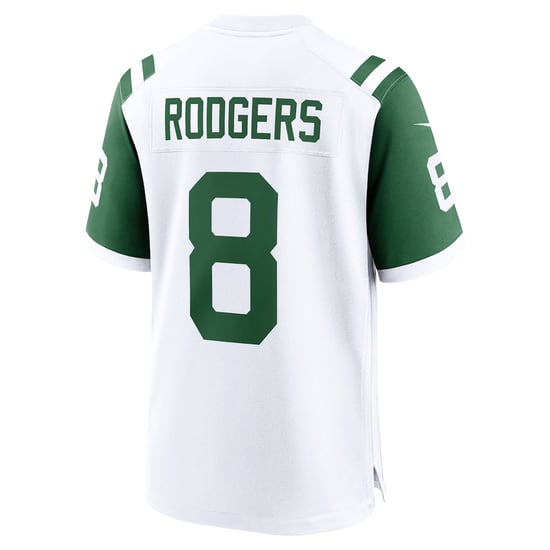 Nike NFL New York Jets 8 Rodgers Home Game Jersey - Image 3