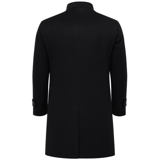 Ted Baker Radford Wool Mens Black Coat - Image 2