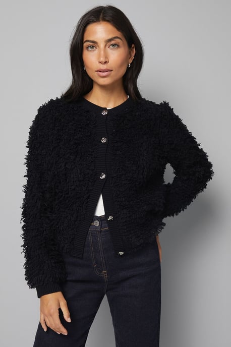 Loop Detail Cardigan - Image 1