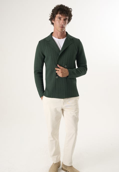 Cardigan Notch Collar Cardigan - Image 2