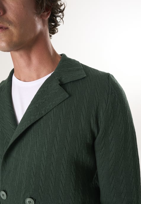 Cardigan Notch Collar Cardigan - Image 3