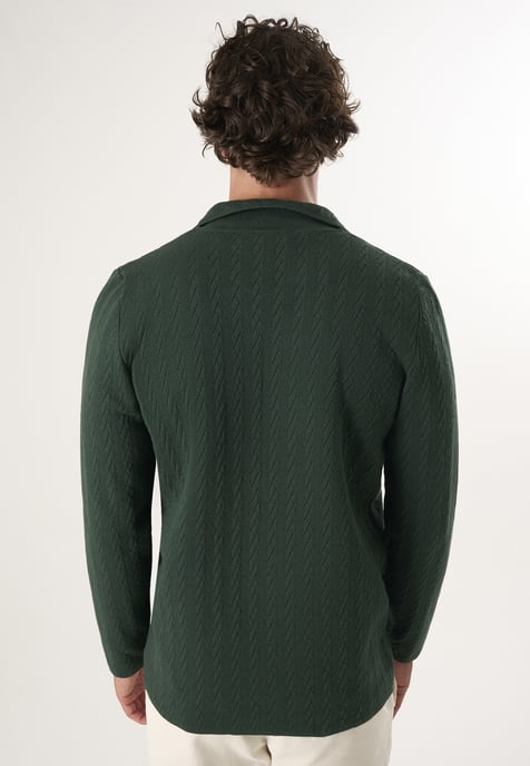 Cardigan Notch Collar Cardigan - Image 4