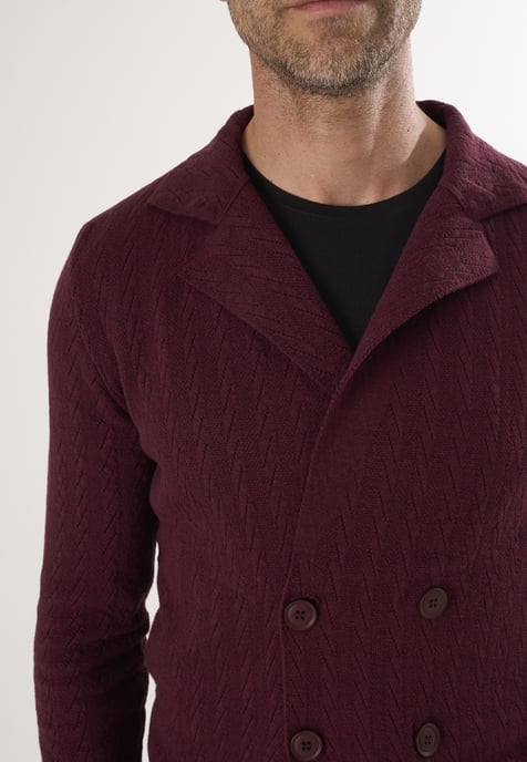 Cardigan Notch Collar Cardigan - Image 3
