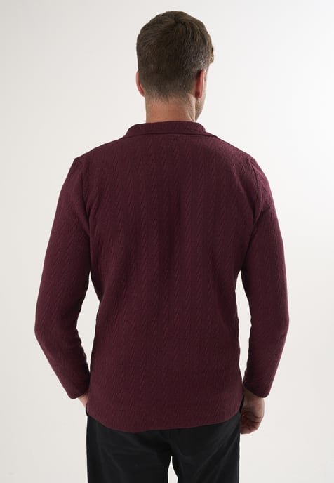 Cardigan Notch Collar Cardigan - Image 4