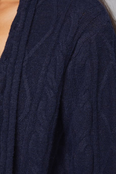Longline Maxi Cable Cardigan - Image 5