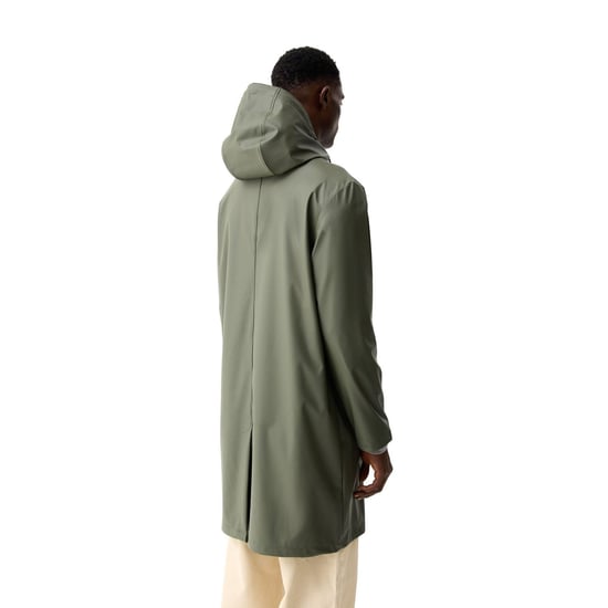 Hunter Andrea PU Rain Coat Unisex Adults Green Rain Coat - Image 2