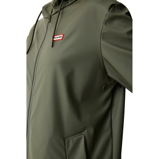 Hunter Andrea PU Rain Coat Unisex Adults Green Rain Coat - Image 4