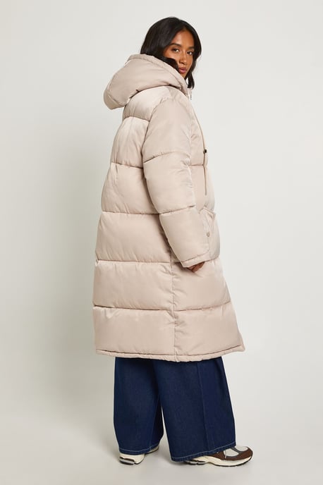 Petite Longline Puffer Jacket - Image 2