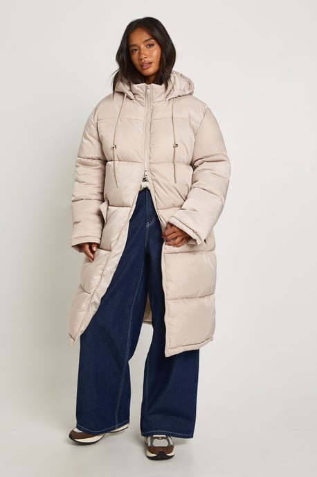 Petite Longline Puffer Jacket - Image 3