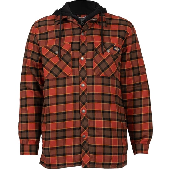 Dickies Fleece Hemd met Kap Heren Rood Shirt Jacket - Image 5