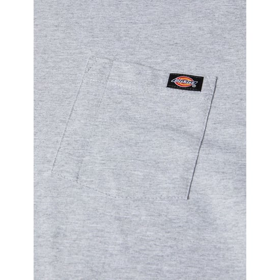 Dickies Pocket Lange Mouwen Katoenen Heren T-Shirt Grijs - Image 3