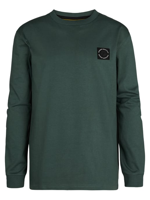 Petrol Industries - Jongens Logo T-shirt Great Smoky - Groen - Image 1
