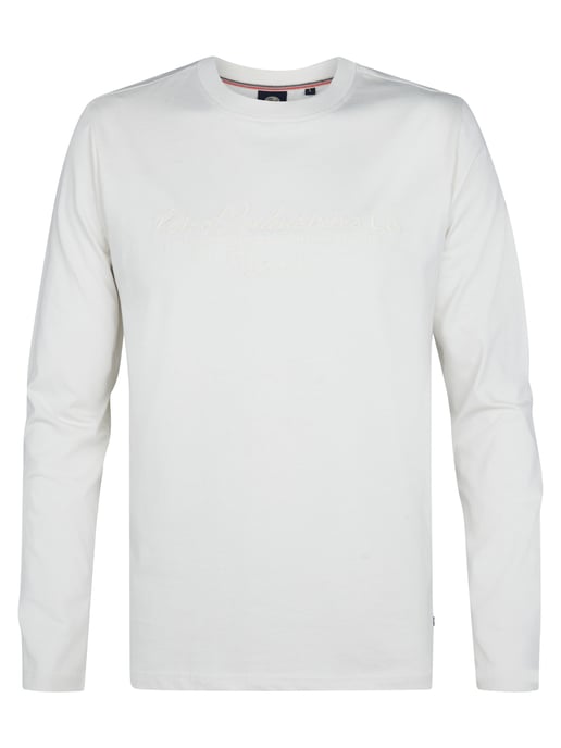 Petrol Industries - Heren Ronde Hals Sweater Pierre - Wit - Image 1