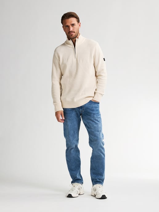 Petrol Industries - Heren Half-Zip Trui Ashland - Geel - Image 4