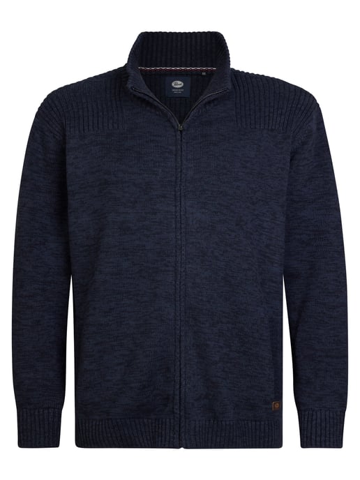 Petrol Industries - Plus Size Knitted Cardigan Hayward Men - Blue - Image 1