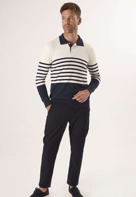 Pullover Long Sleeve Polo Pullover - Image 2