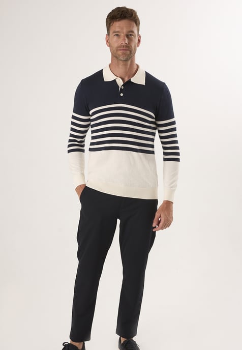 Pullover Long Sleeve Polo Pullover - Image 2