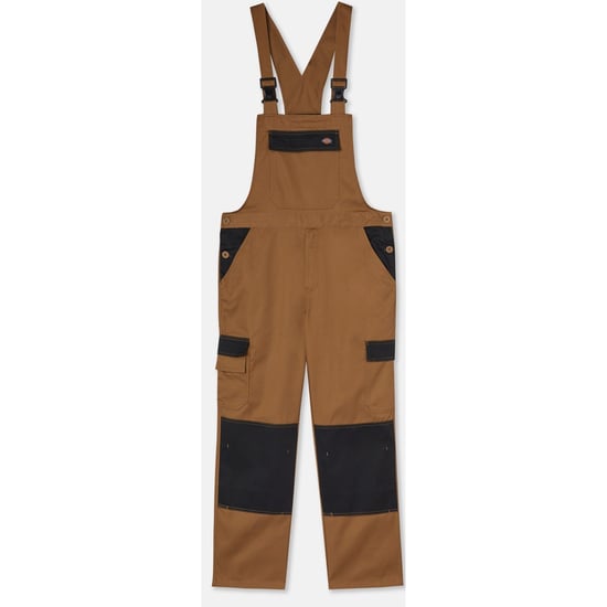 Dickies Everyday Tuinbroek en Draagband Polyester Heren Bruine Werkoverall - Image 4