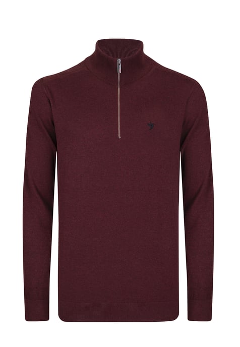 Pullover Half-Zip Knit Sweater - Image 1