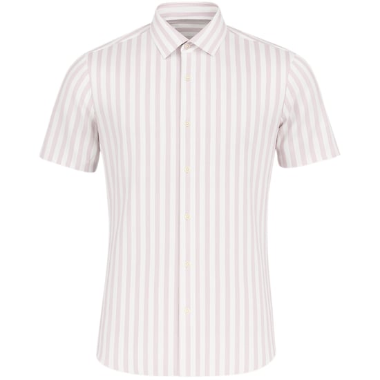 Ted Baker Arschot Stripe Mens Pink Shirt - Image 1