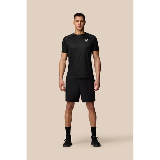 Castore Branded Elastic Shorts Polyester Men's Black Knee-Length Shorts - Image 3