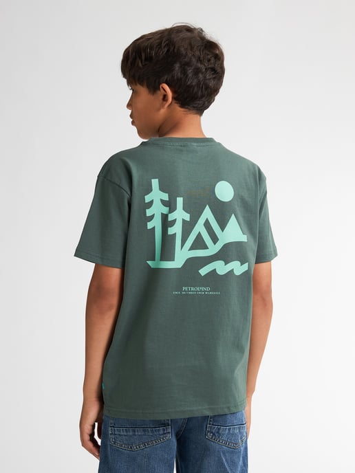 Petrol Industries - Jongens Backprint T-shirt Tetons - Groen - Image 4