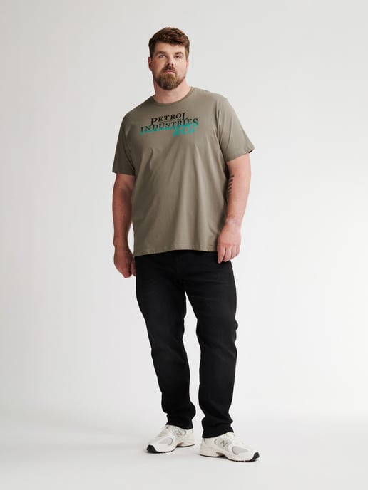 Petrol Industries - Heren Plus Size Artwork T-shirt Rockport - Groen - Image 5