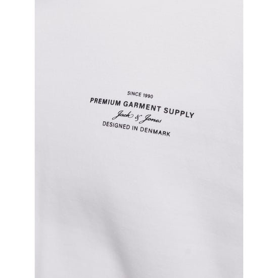 Jack & Jones Chad Branding Bomull Herr Vit - Image 5