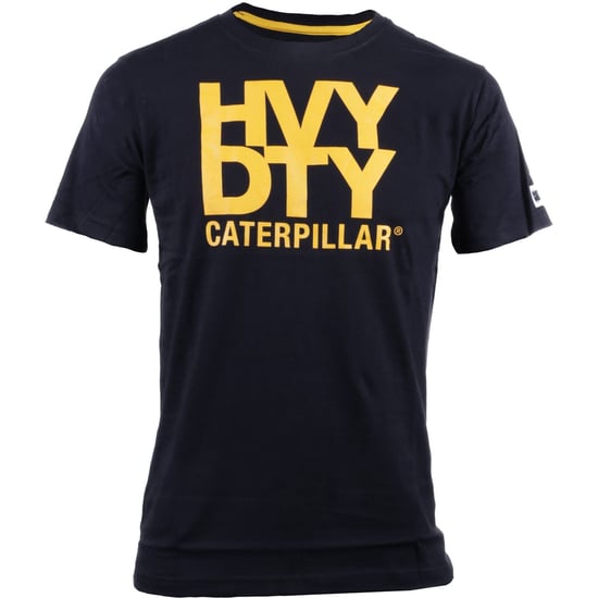 Caterpillar Zware Katoenen Mannen Zwarte Korte Mouwen T-Shirts - Image 4