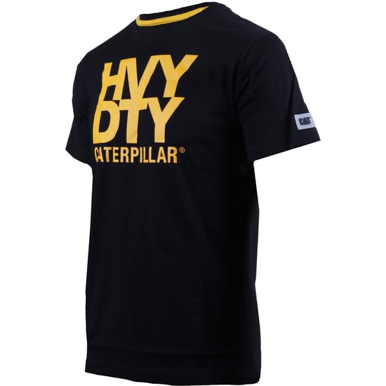 Caterpillar Zware Katoenen Mannen Zwarte Korte Mouwen T-Shirts - Image 6