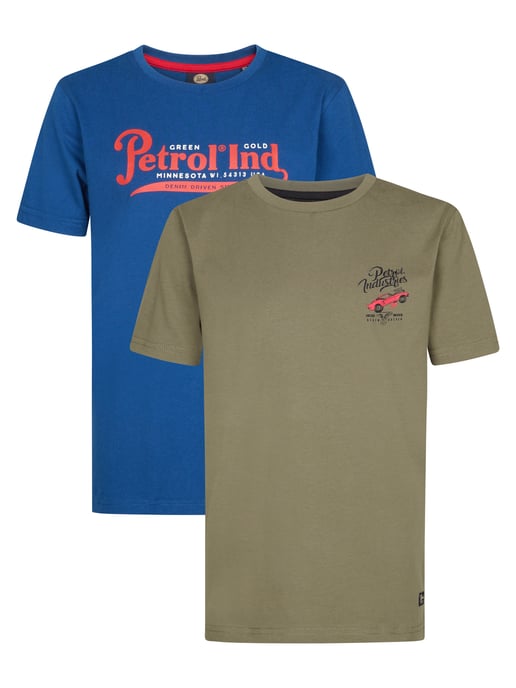 Petrol Industries - Jongens 2-Pack T-shirts met Logo Yazoo - - Image 1