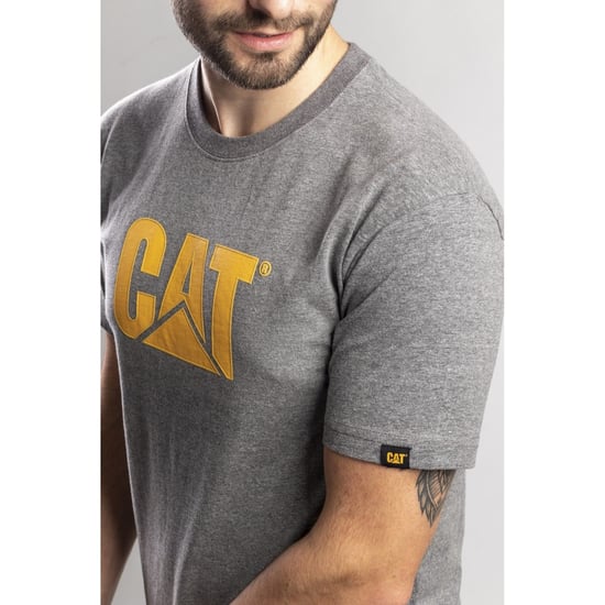 Caterpillar Merkteken Logo Katoenen Mannen Grijs - Image 5