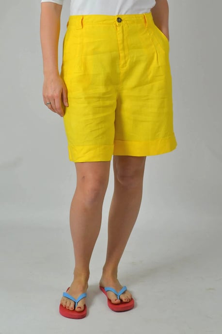 Long Cotton Bermuda Shorts - Image 3