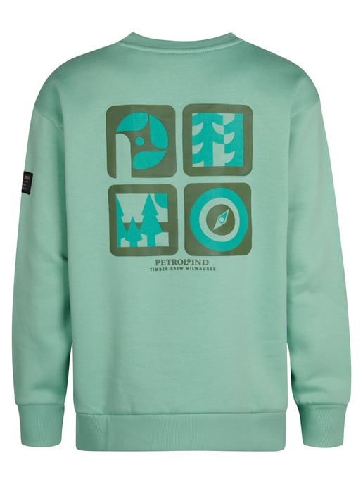 Petrol Industries - Jongens Backprint Sweater Pocono - Blauw - Image 2