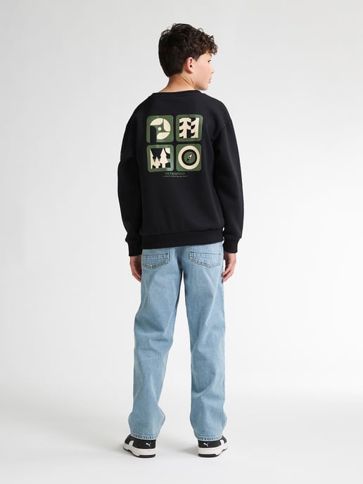 Petrol Industries - Jongens Backprint Sweater Pocono - Zwart - Image 6