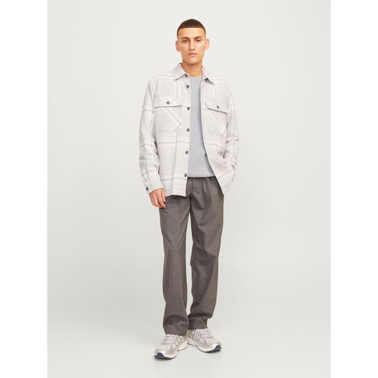Jack & Jones Milano Stitch Bomull Herr Grå Sweatshirt - Image 4