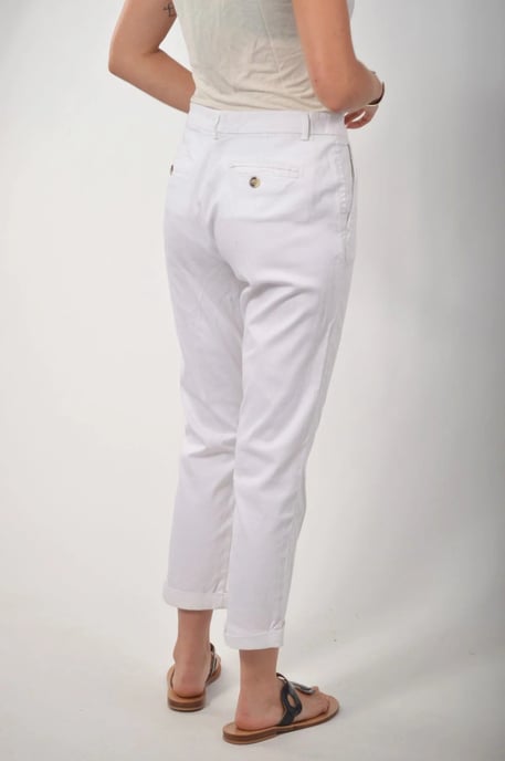 Cropped Chino Trousers - Image 2