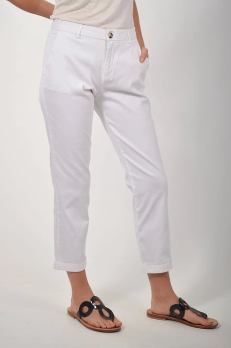 Cropped Chino Trousers - Image 5