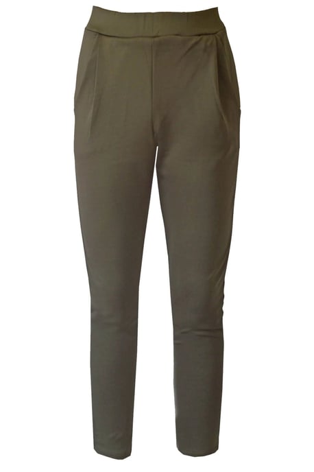 Scuba Pleat Front Crop Trousers - Image 3