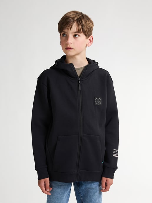 Petrol Industries - Jongens Hooded Zip Sweater Siskiyou - Zwart - Image 3