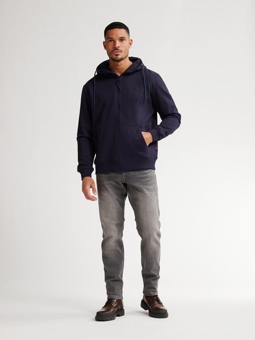 Petrol Industries - Heren Hoodie Met Rits Rockford - Blauw - Image 5
