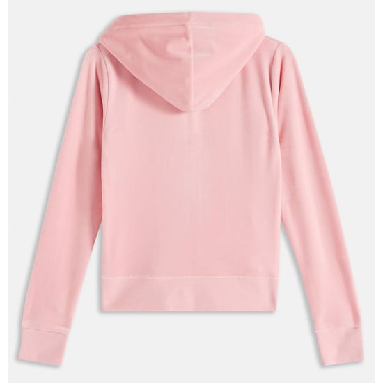 Juicy Couture Robertson Classic Jacket Polyester Women's Pink Hooded Sweatshirt - Image 5