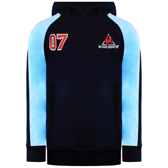 Le Coq Sportif Logo Mens Navy Hoodie - Image 1