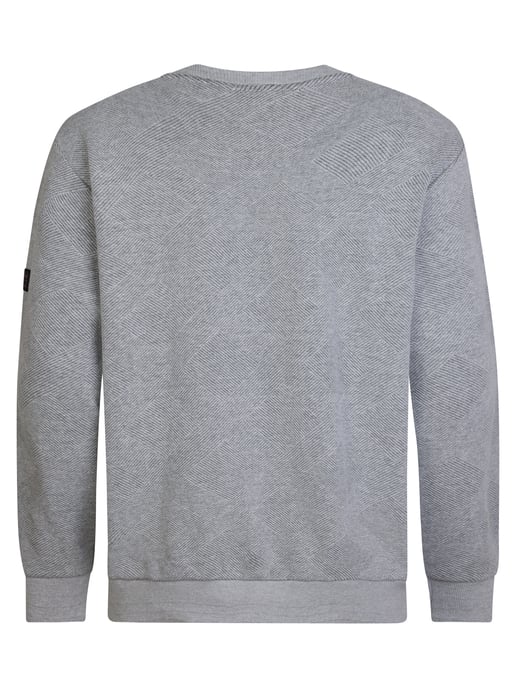 Petrol Industries - Heren Plus Size Casual Sweater Leadville - Grijs - Image 2