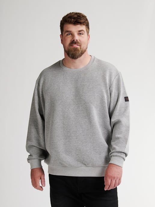 Petrol Industries - Heren Plus Size Casual Sweater Leadville - Grijs - Image 3