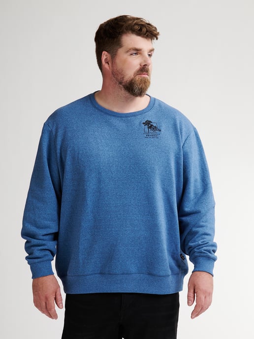 Petrol Industries - Heren Plus Size Casual Sweater Salida - Blauw - Image 3