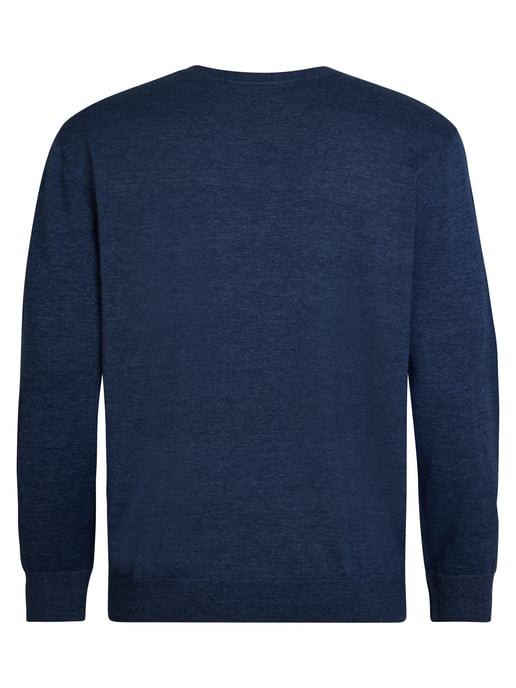 Petrol Industries - Heren Plus Size Trui met Ronde Hals Rhinelander - Blauw - Image 2