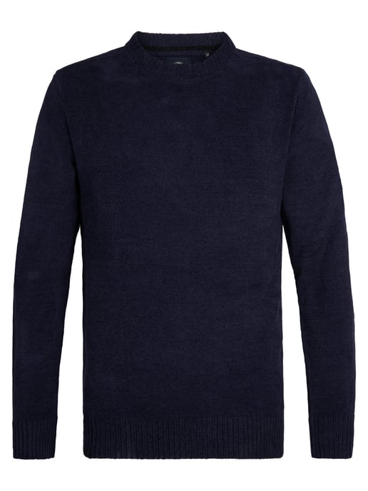 Petrol Industries - Knitted Jumper Antigo Men - Blue - Image 1